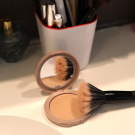 Swatch de peaudane : Poudre compacte naturelle, Natorigin