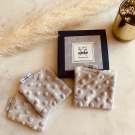 Swatch de letempsdelavie : Boites de 3 Lingettes démaquillantes lavables double face, Le Petit Carré Français