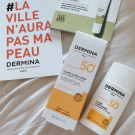 Swatch de aliceloren : Fluide Ultra-Léger SPF50, Dermina