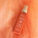 Swatch de Forty Beauty : Huile protectrice solaire SPF 50, MIDI12