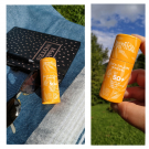 Swatch de fabinou64 : Stick Solaire Minéral SPF50  Zéro Déchet, Marilou Bio