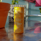 Swatch de Dalina19888 : Stick Solaire Minéral SPF50  Zéro Déchet, Marilou Bio