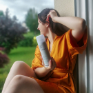 Swatch de flushmirabilis : Brume Ré-Hydratante Apaisante, Saeve