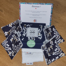 Swatch de Pierrau : Boîtes de 6 lingettes démaquillantes lavables BIO, Le Petit Carré Français