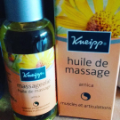 Swatch de Valérie76000 : Huile de massage arnica, Kneipp