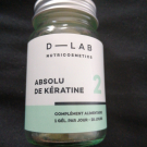 Swatch de Karinebeautetest : Absolu de kératine, dlab