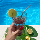 Swatch de Stfp69 : Lot de 4 pailles en Inox avec son pochon 100% fabriqué en Français, Le Petit Carré Français