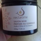 Swatch de cocod : Savon noir à l'huile d'olive et eucalyptus, Nectarome