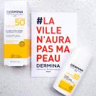 Swatch de Wild.Sunrises : Fluide Ultra-Léger SPF50, Dermina