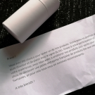 Swatch de Lafamillefeerique : Déodorant Solide Stick Litchi Rose, Marilou Bio