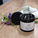 Swatch de Galacteis : Savon noir à l'huile d'olive et eucalyptus, Nectarome