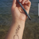 Swatch de Cristy_ : Crayon liner yeux, Natorigin