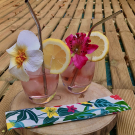 Swatch de Mely natenzom : Lot de 4 pailles en Inox avec son pochon 100% fabriqué en Français, Le Petit Carré Français