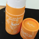 Swatch de lillelolo : Stick Solaire Minéral SPF50  Zéro Déchet, Marilou Bio