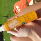 Swatch de mimie1992 : Spray Solaire Lacté SPF50, Caudalie