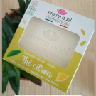 Swatch de Familytest33 : Savonnettes éco-conçues parfum thé citron bio, Emma Noël
