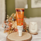 Swatch de La Pause Mogo : Spray solaire SPF30, Cattier