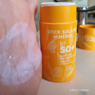 Swatch de jodanelle : Stick Solaire Minéral SPF50  Zéro Déchet, Marilou Bio