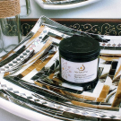 Swatch de _.lestestsetavis_de_karine : Savon noir à l'huile d'olive et eucalyptus, Nectarome