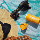 Swatch de Sof_Sof : Stick Solaire Minéral SPF50  Zéro Déchet, Marilou Bio