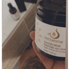 Swatch de mademoiselleA : Savon noir à l'huile d'olive et eucalyptus, Nectarome