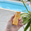 Swatch de Mélissa Tiliana : Stick Solaire Minéral SPF50  Zéro Déchet, Marilou Bio