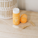 Swatch de Mathildaques : Stick Solaire Minéral SPF50  Zéro Déchet, Marilou Bio