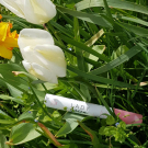 Swatch de Flory : Mascara soin volume bio, Lady Green