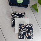 Swatch de Dalina19888 : Boîtes de 6 lingettes démaquillantes lavables BIO, Le Petit Carré Français