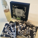 Swatch de Chryssy : Boîtes de 6 lingettes démaquillantes lavables BIO, Le Petit Carré Français