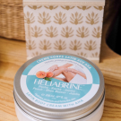 Swatch de MelleBonPlan : Crèmes corps satin aux AHA, Heliabrine