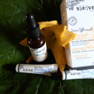 Swatch de Angelique RRR : Sérum Botanique Bouclier Détox Anti-Oxydant, Saeve