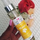 Swatch de Alpha_pwr🌻 : Huile sèche pour le corps monoï, Emma Noël