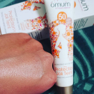 Swatch de J'aime 1 : Crème solaire SPF50 Ma Protection Joli Teint, Omum