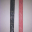 Swatch de Magli : Lime à ongles Zebra 2 faces, Peggy Sage