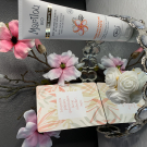 Swatch de Babynounou : Crème de Douche Hydratante à l'Huile de Monoï de Tahiti, Marilou Bio