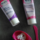Swatch de zaz19 : Crème décolorante Visage et Corps, Veet