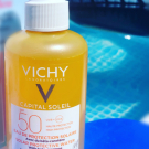 Swatch de Mulbc22 : Eau de protection solaire hale sublimé SPF 50, Vichy