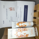 Swatch de Syddloute : Crème solaire SPF50 Ma Protection Joli Teint, Omum