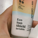Swatch de anahprt : Eco Sun Shield Invisible SPF 50+, SeventyOne Percent