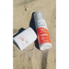 Swatch de cloénature : LAIT SOLAIRE SPF30 CERTIFIÉ BIO, Laboratoires de Biarritz
