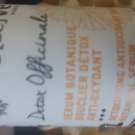 Swatch de ingrin : Sérum Botanique Bouclier Détox Anti-Oxydant, Saeve