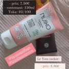 Swatch de Matifou : Gommage Corps Bio à l'Abricot - Nijiko, BYS Maquillage