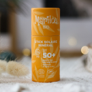 Swatch de Nous les Nanas : Stick Solaire Minéral SPF50  Zéro Déchet, Marilou Bio