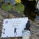 Swatch de Pruebelle : Sérum Botanique Bouclier Détox Anti-Oxydant, Saeve