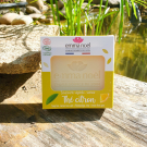 Swatch de Pruebelle : Savonnettes éco-conçues parfum thé citron bio, Emma Noël