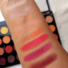 Swatch de Pinezoe : Palette Grand Format BYS, MY Maquillage