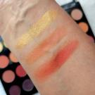 Swatch de Pinezoe : Palette Grand Format BYS, MY Maquillage