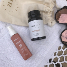 Swatch de @Lilie : Huile protectrice solaire SPF 50, MIDI12