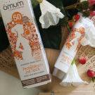 Swatch de Ludyimama_curvy : Crème solaire SPF50 Ma Protection Joli Teint, Omum